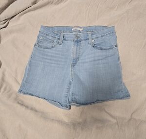 Levi's Classic Light Blue Denim Shorts